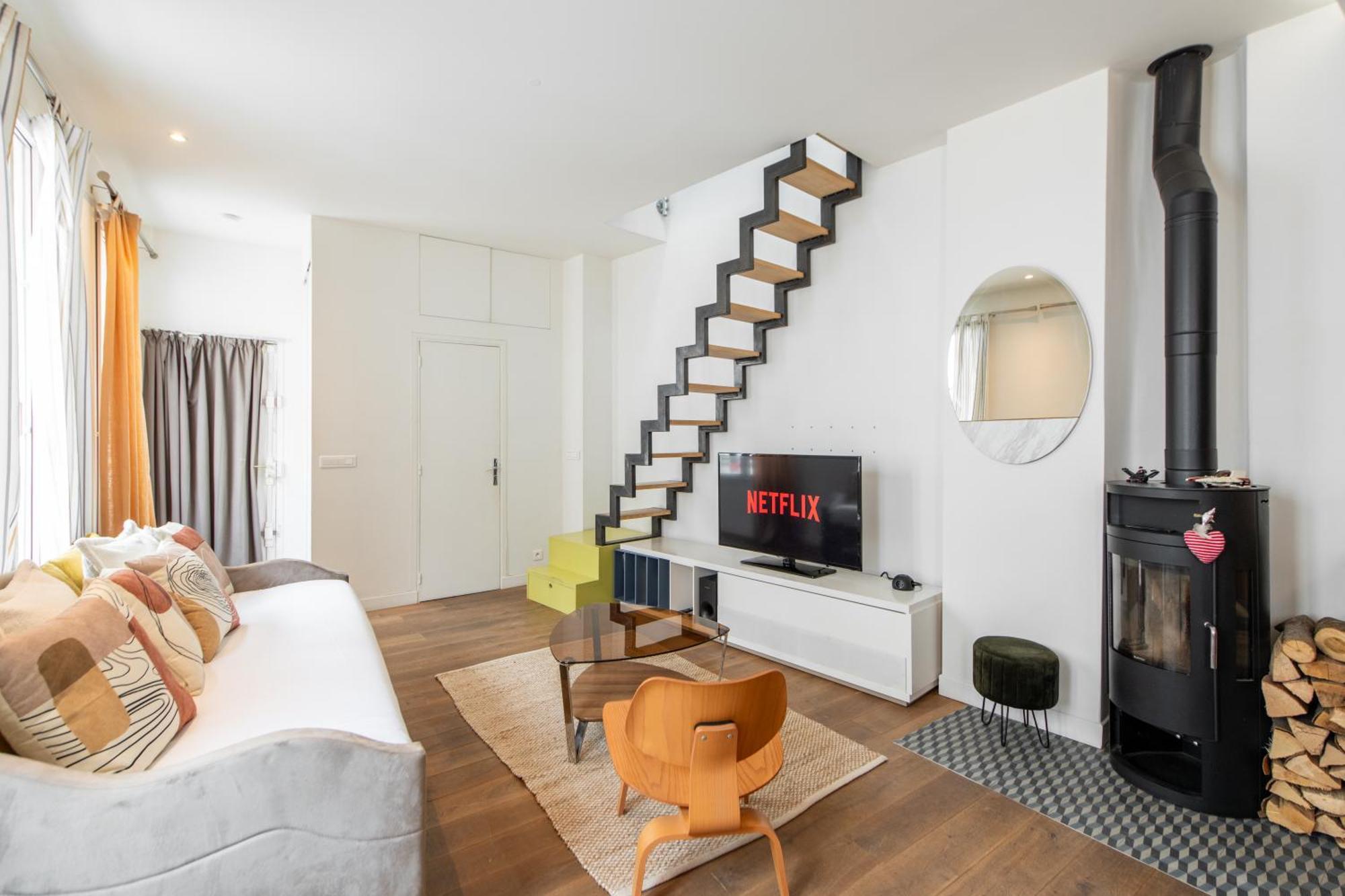 Amazing Loft In The Vibrant Area Near The Famous Bastille's Place Appartement
